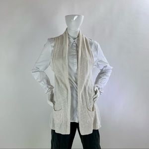 Women’s Large (L) Neutral BANANA REPUBLIC Lightweight Knit Sleeveless Sweater